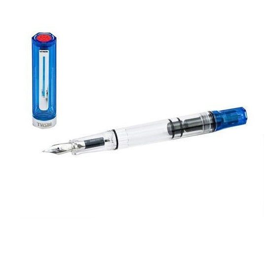 Twsbi Eco Transparent Blue Fountain Pen