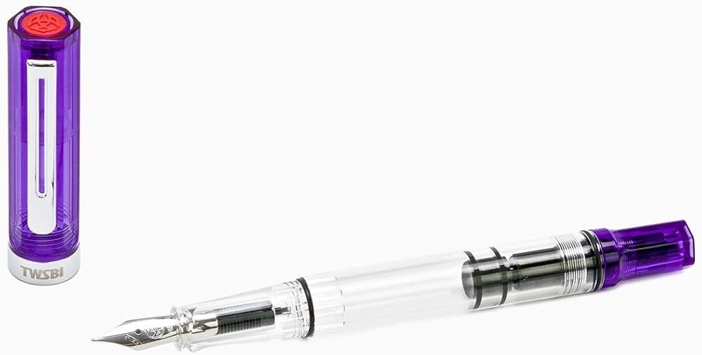 Twsbi Eco Transparent Purple Fountain Pen