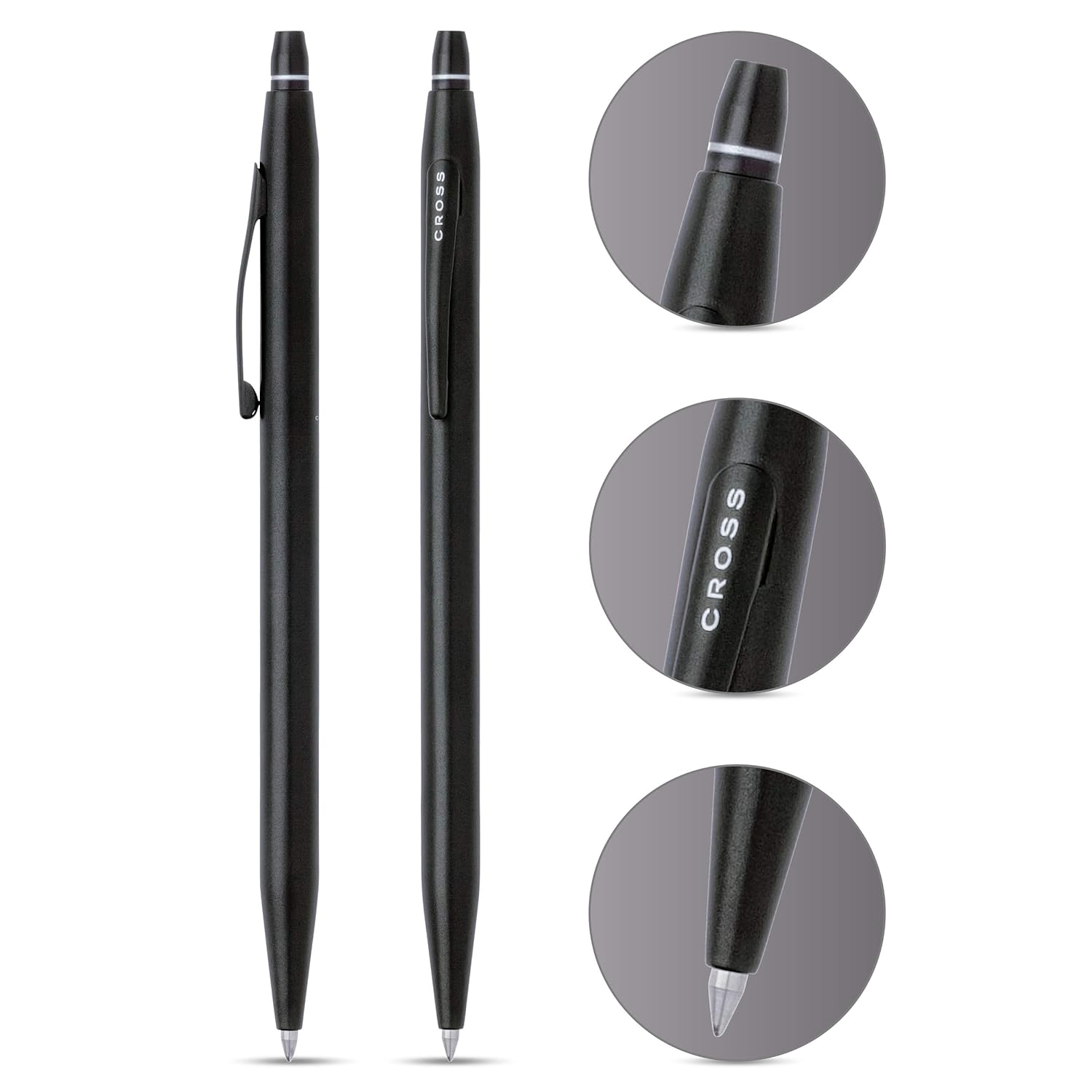 Cross Click Gel Ink Roller Ball Pen Black – PEN PLANET