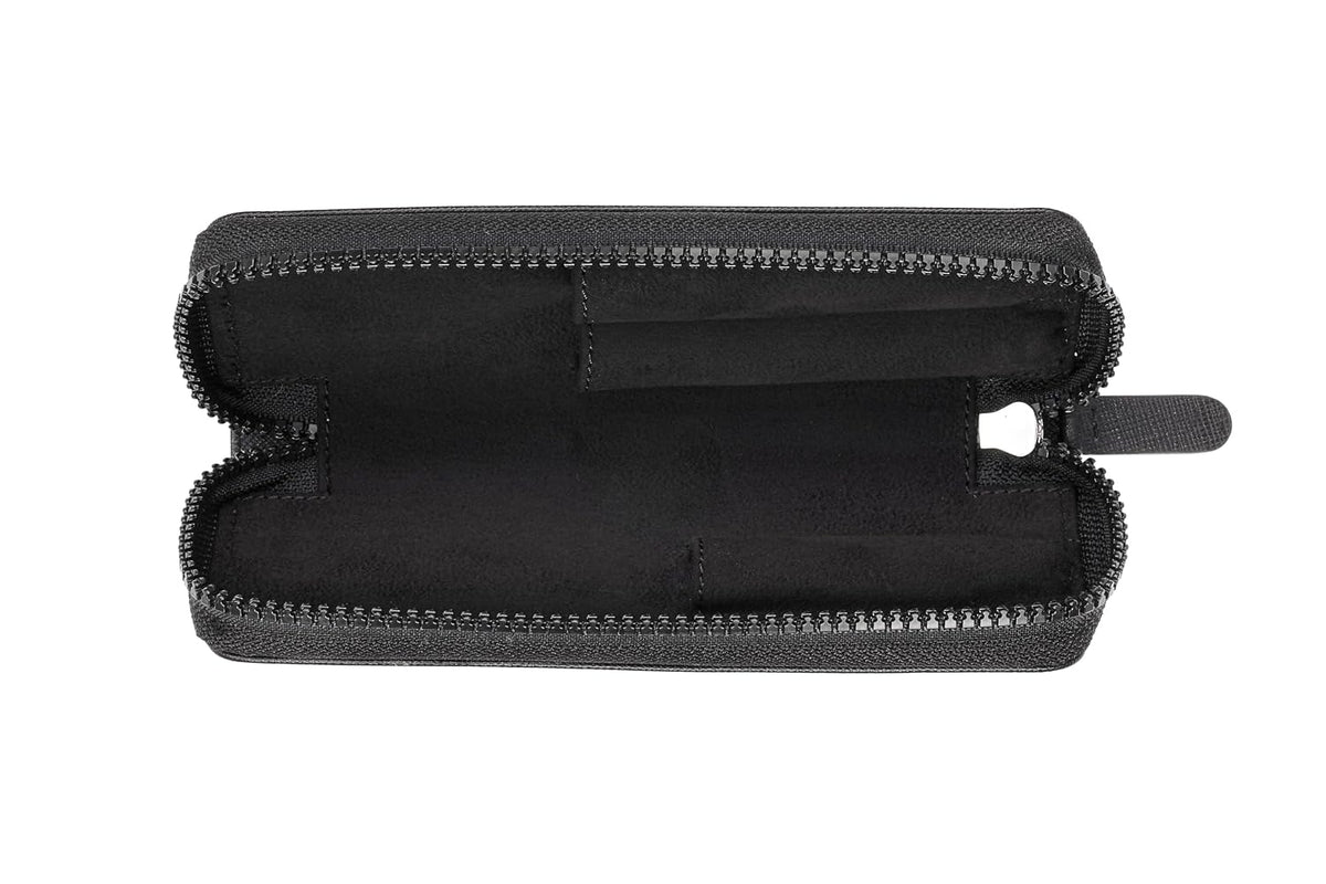 Cross Black Leather Double Pen Case