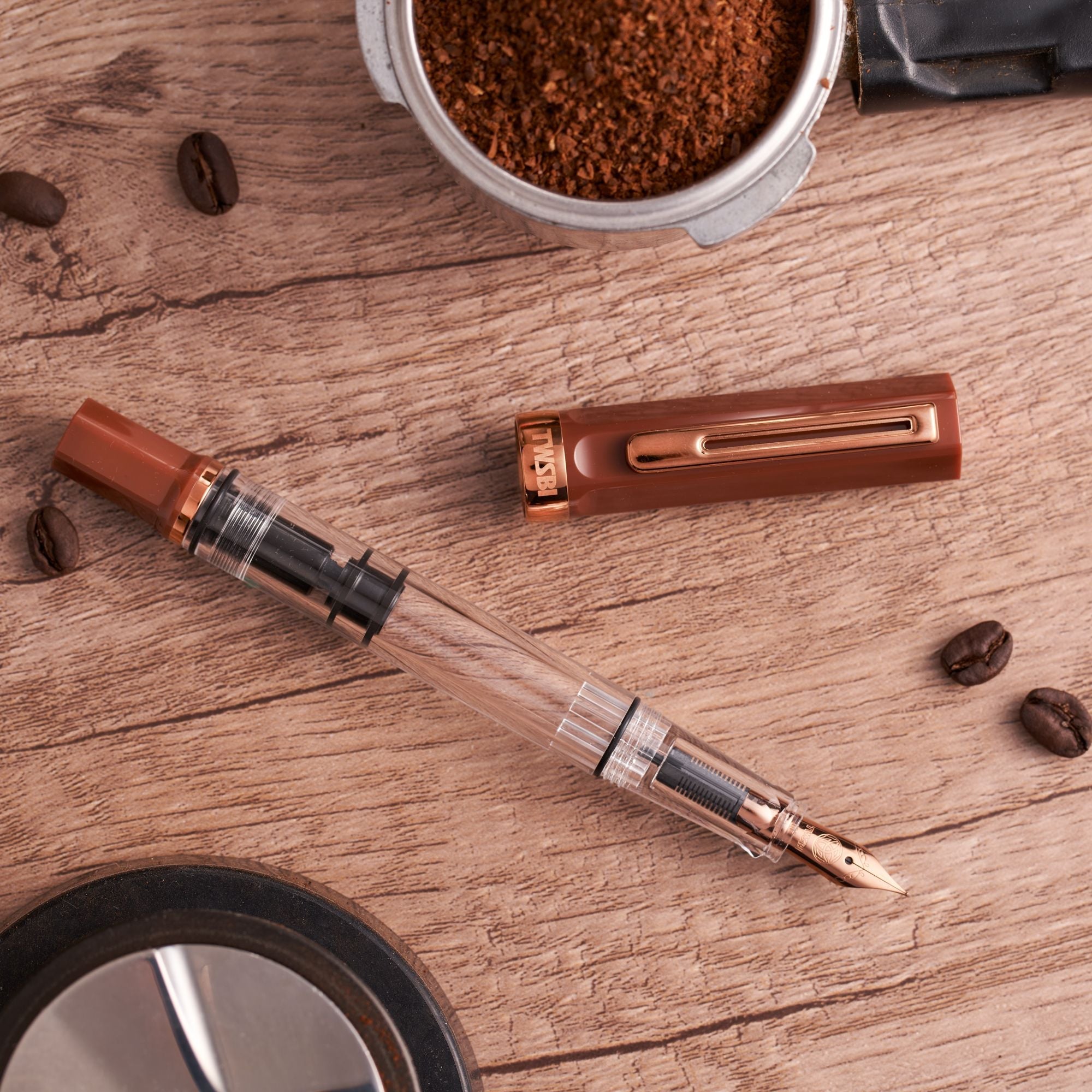TWSBI ECO Espresso with Bronze Fountain Pen PEN PLANET