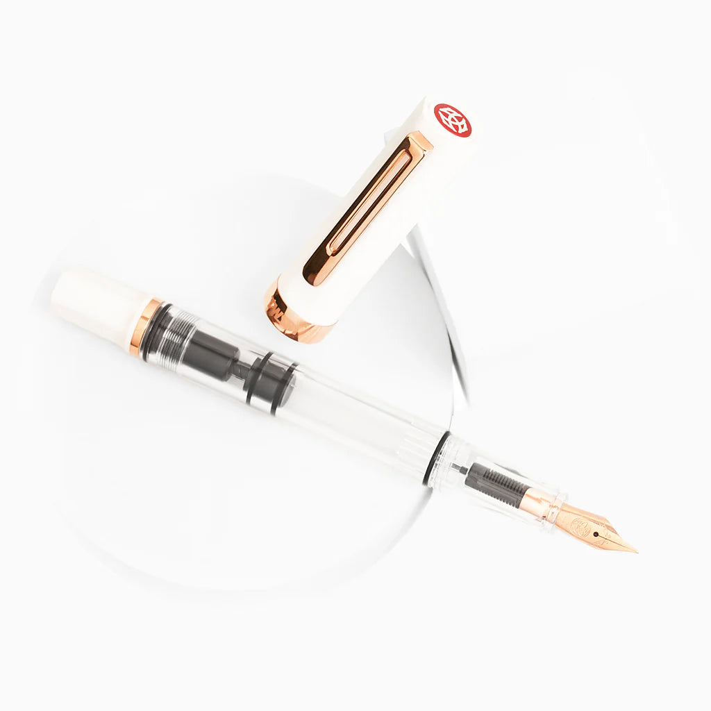 Twsbi Eco White Rosegold Fountain Pen
