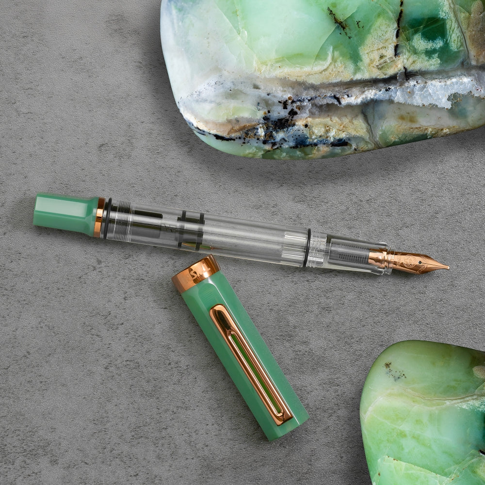 TWSBI ECO Jade Jelly with Bronze Fountain Pen