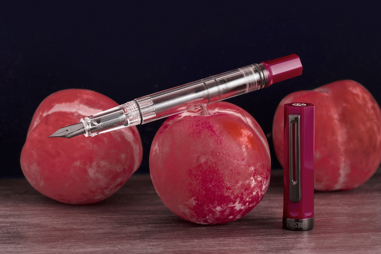 TWSBI ECO Plum with Onyx Fountain Pen PEN PLANET