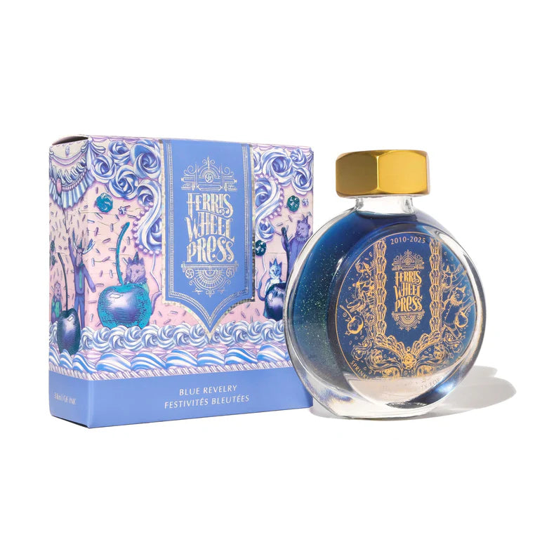 Ferris Wheel Press Blue Revelry - 38ml Bottled Ink (Limited Edition)