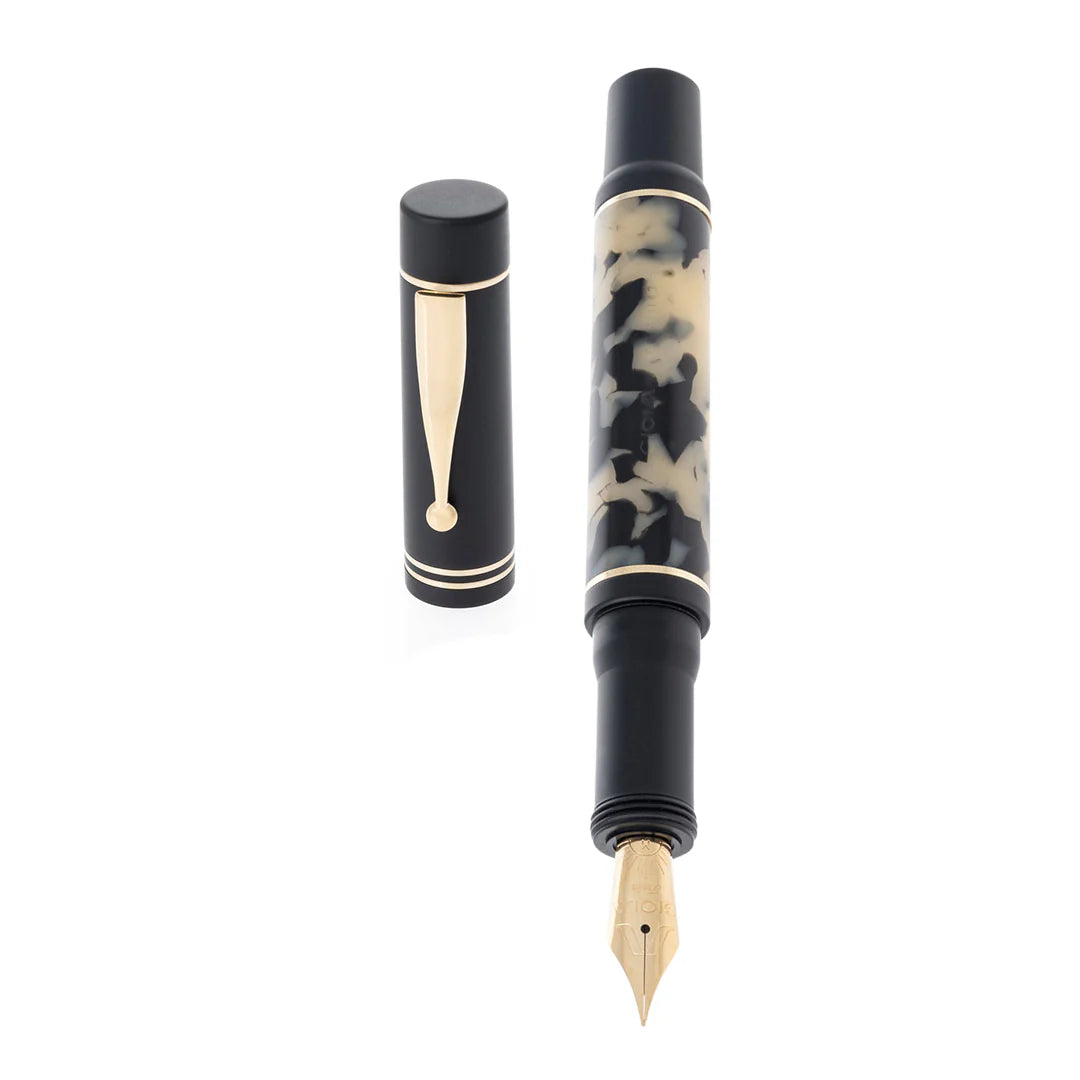 Gioia Alleria Tramonto Sand Black GT Fountain Pen
