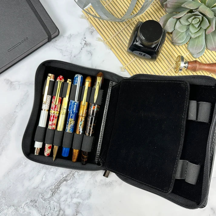 Girologio 12 Pen Zip Pen Case black