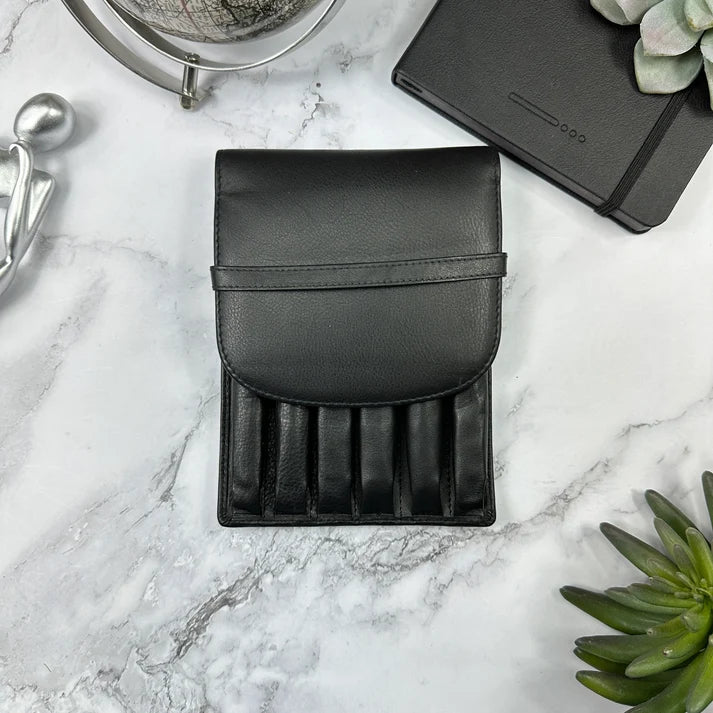 Girologio 6-Pen Leather Case black