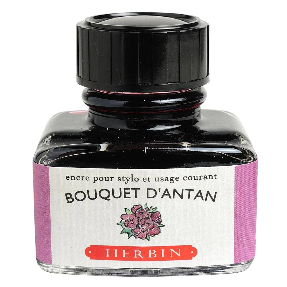 Herbin "D" Ink Bottle Bouquet D'Antan 30ML 13064T