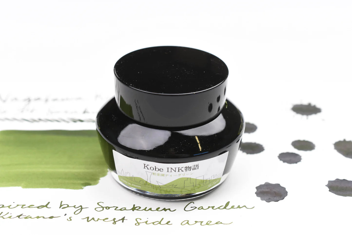 Kobe Ink No.34 Sorakuen Tea Green