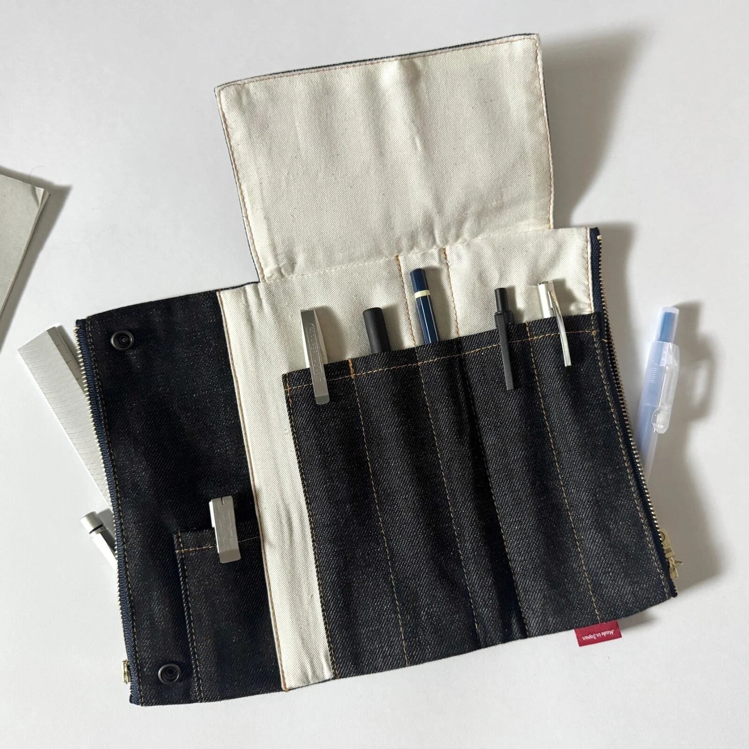 Luddite Denim Bendy Pen Case