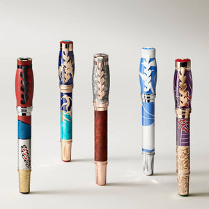 Montblanc Blue & White Masters of Art Homage to Henri Matisse Limited Edition 4810 Rollerball pen PEN PLANET