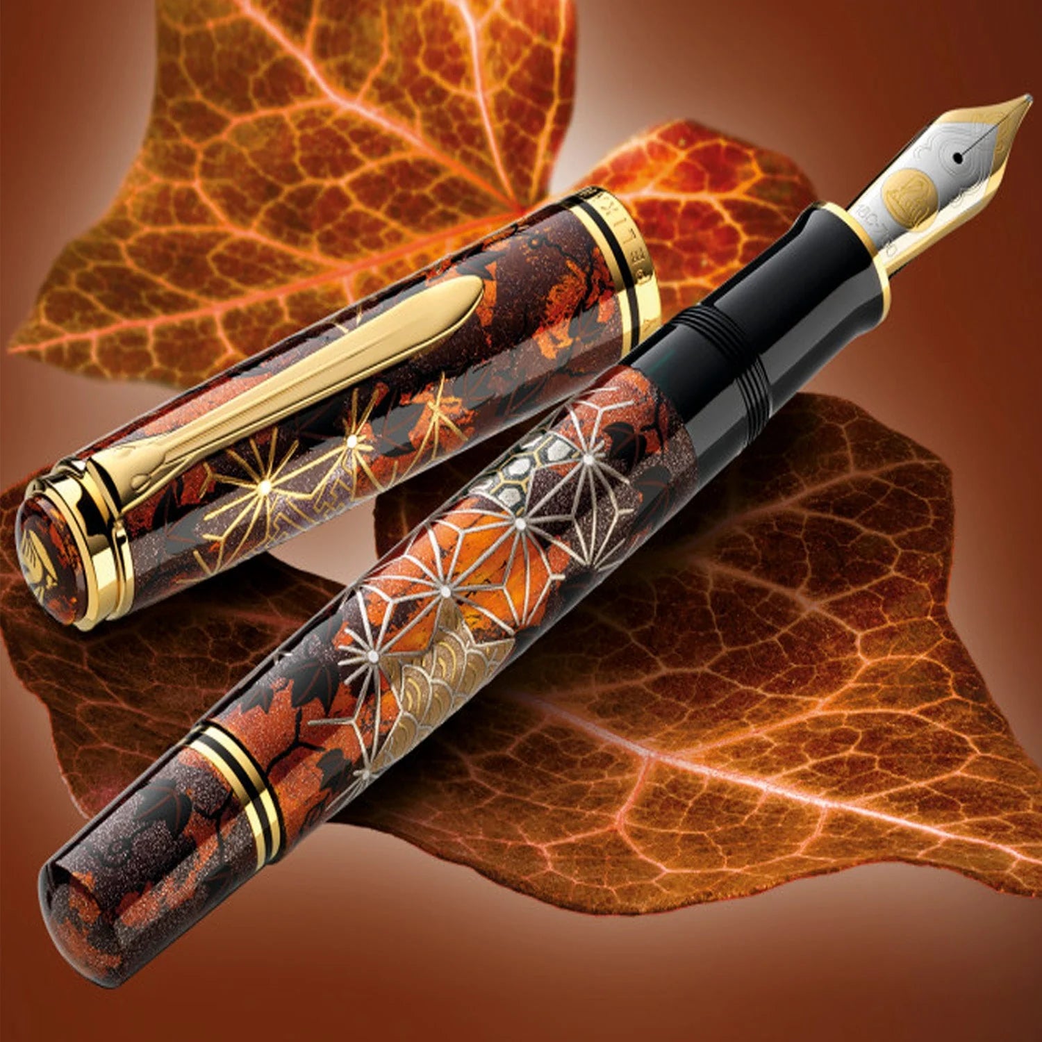 Pelikan Souveran M1000 Maki-E Ivy & Komon Fountain Pen (Limited Edition)