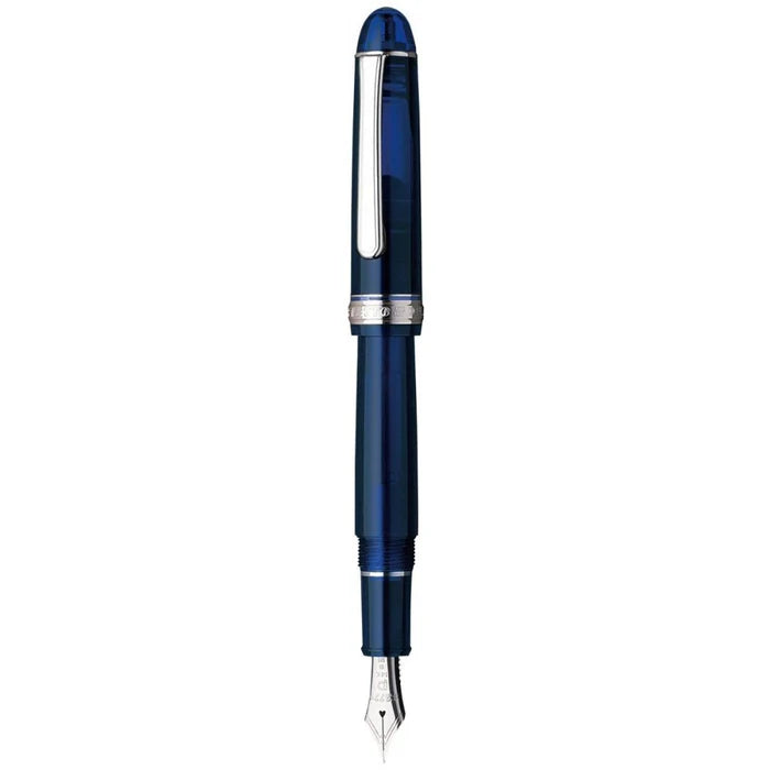 PLATINUM 3776 CENTURY silver trim CHARTRES BLUE Fountain Pen PEN PLANET