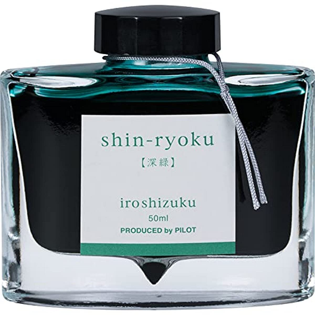 Pilot Iroshizuku Bottled Fountain Pen Ink, Shin-Ryoku (Forest Green)