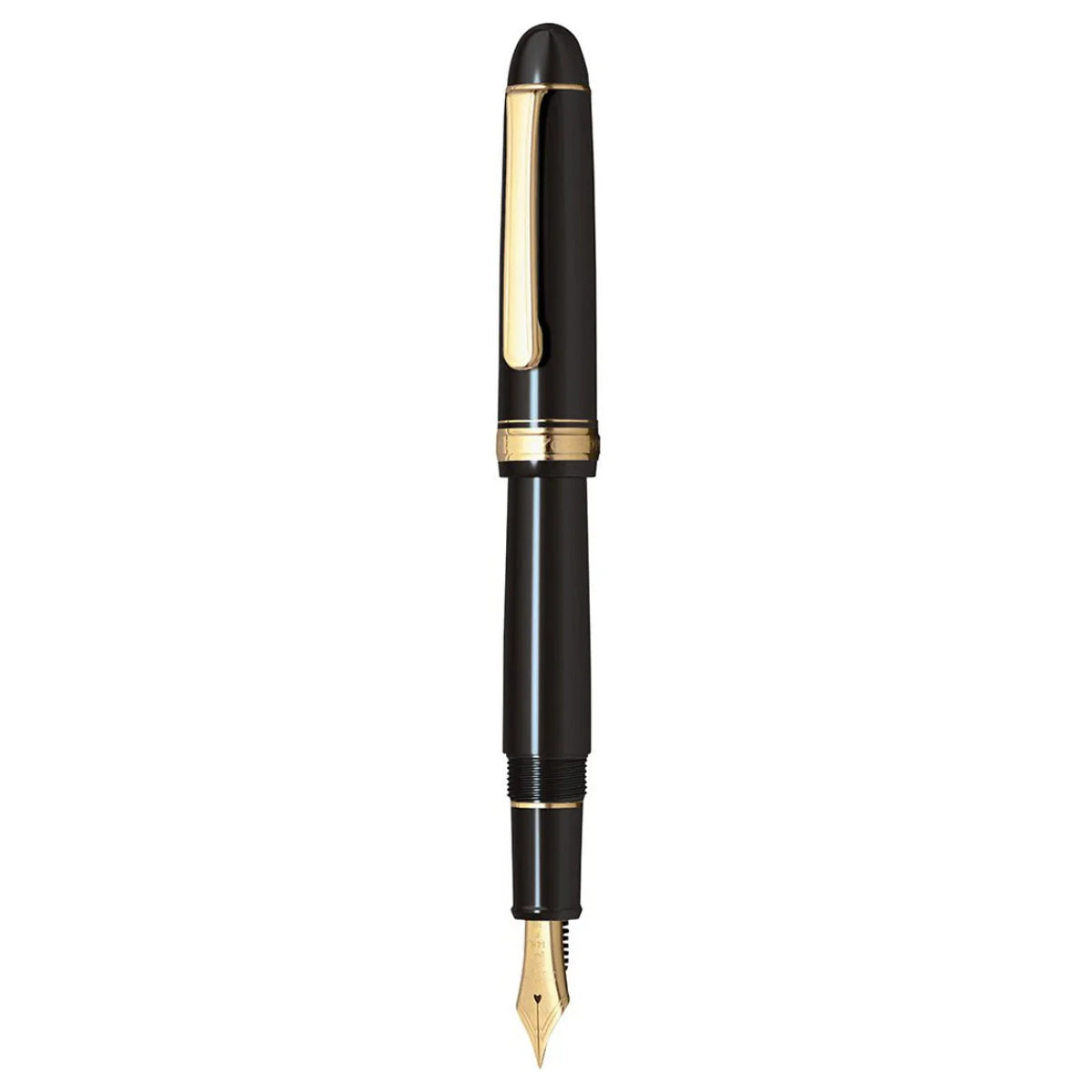 Platinum #3776 Century Black In Black GT Fountain Pen