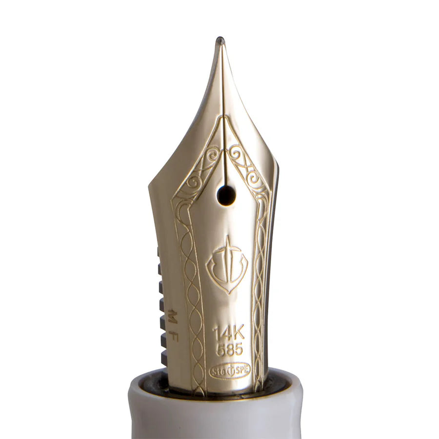Sailor Professional Gear Slim Mini Rencontre Fountain Pen Gris Fer 14K Nib