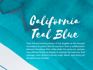 KOBE MONOGATRI TEAL BLUE LIMITED EDITION INK PEN PLANET