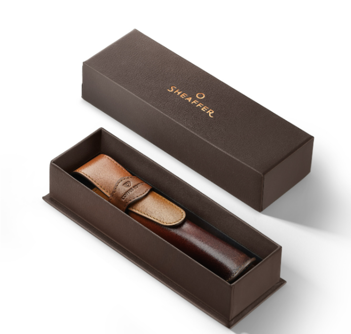 Sheaffer Coffee Edition Leather Single Pen Pouch