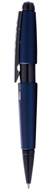 Cross Edge Matte Blue Roller Ball Pen AT0555-12