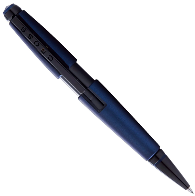 Cross Edge Matte Blue Roller Ball Pen AT0555-12