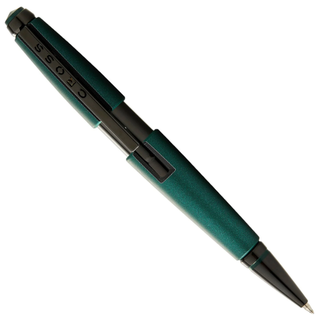 Cross Edge Matte Green Rollerball Pen (Model AT0555-13)
