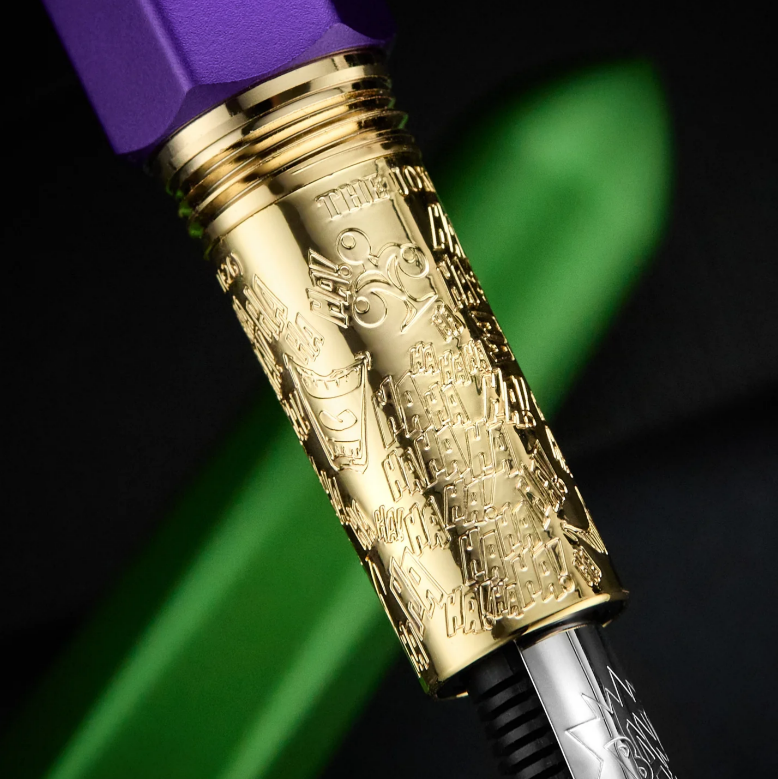Ferris Wheel Press Batman Edition Marquise Fountain Pen & Ink Set – Joker (Special Edition)