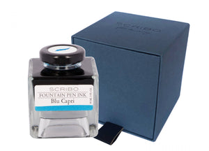 Scribo Blu Capri ink bottle 90 ml
