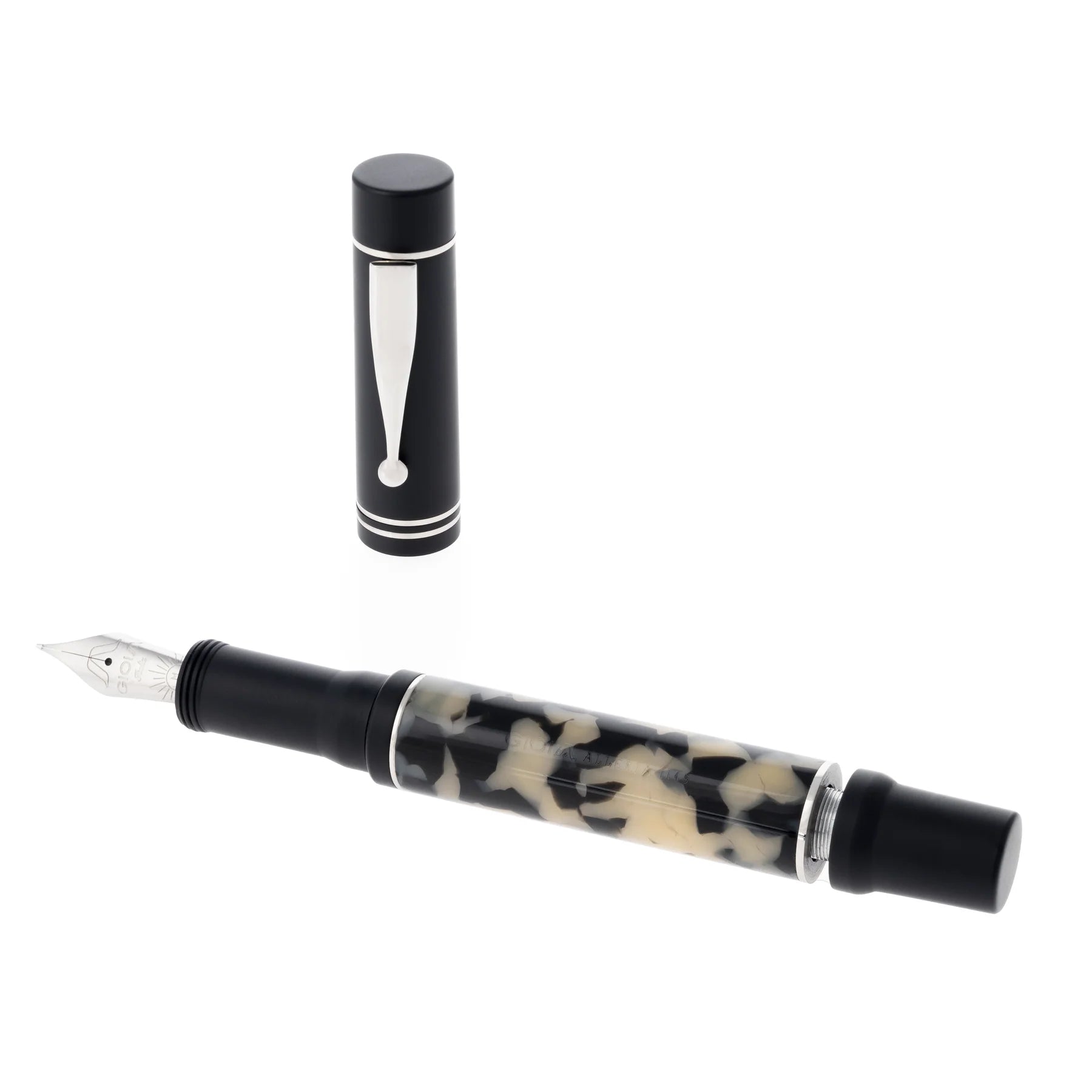 Gioia Alleria Tramonto Sand Black GT Fountain Pen