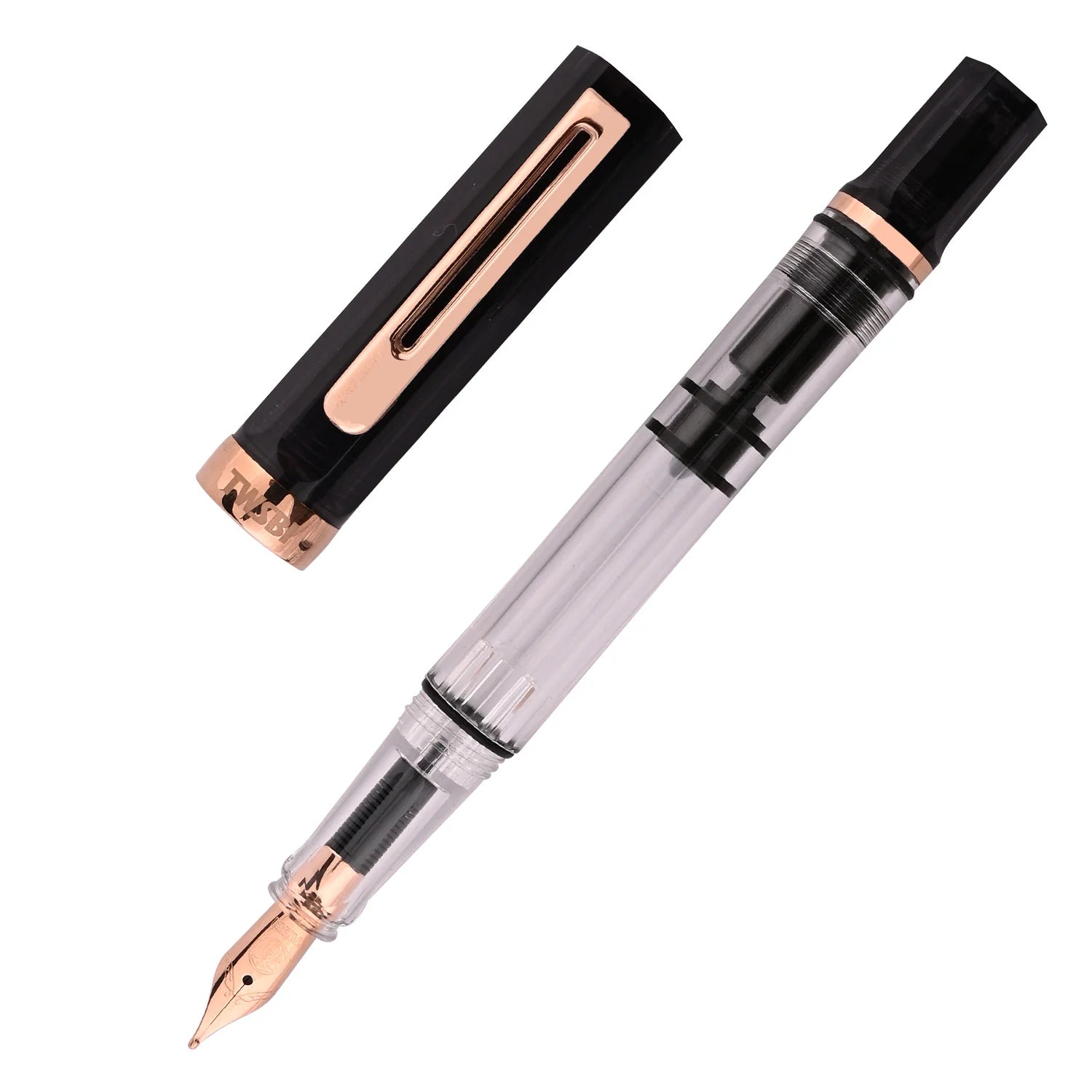 Twsbi Eco Smoke Rosegold Fountain Pen