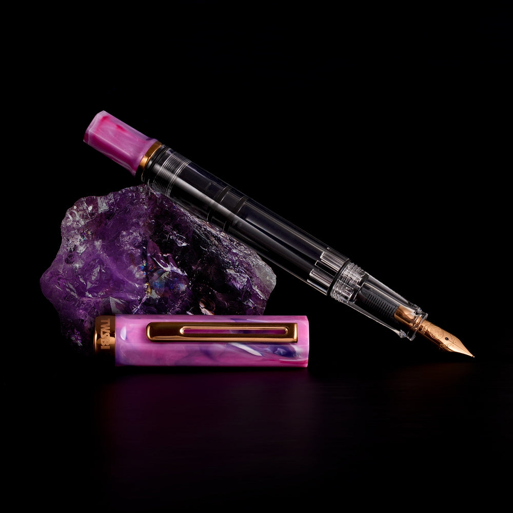 TWSBI ECO Fluorite Purple with Bronze Fountain Pen