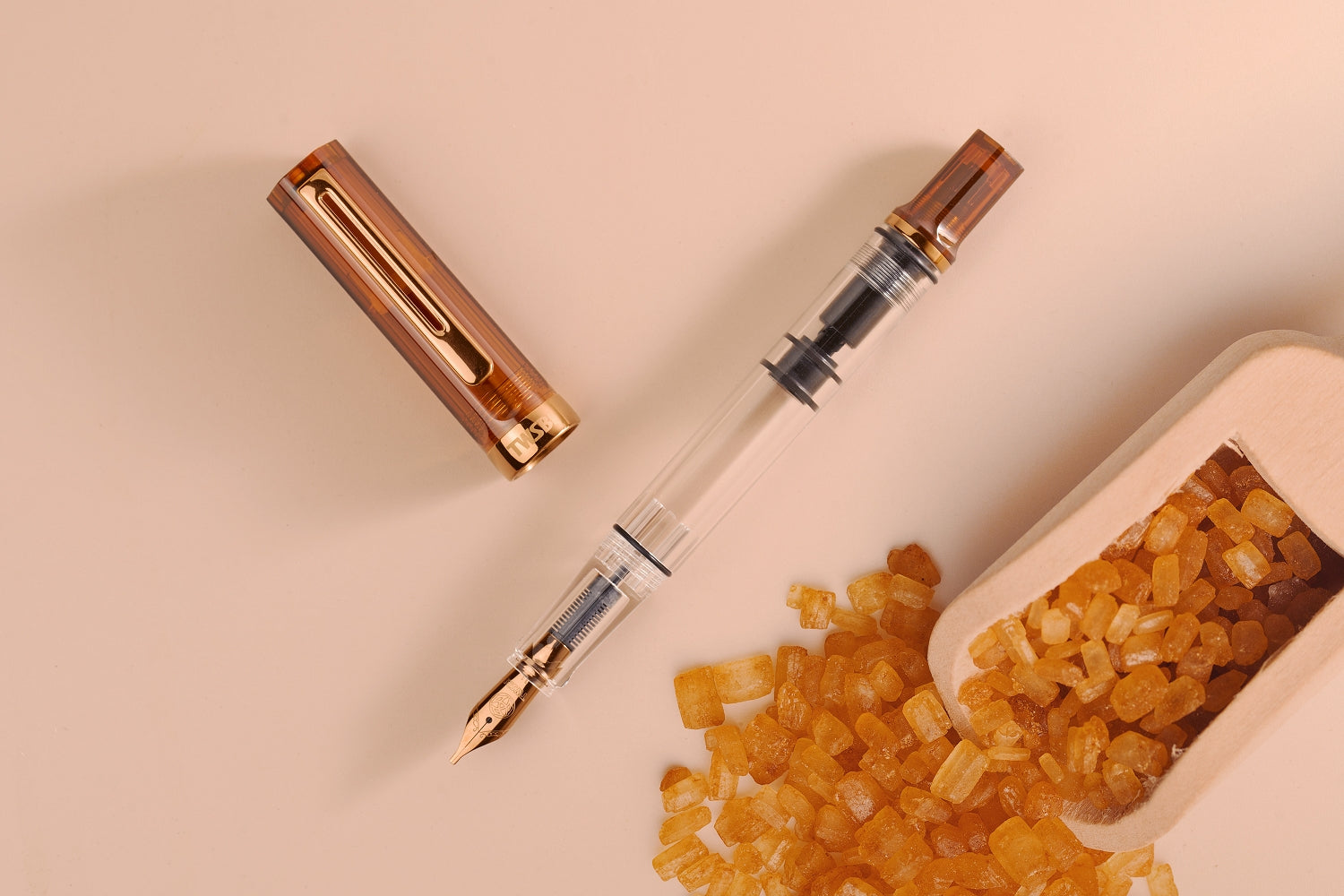 TWSBI ECO Rootbeer with Bronze Fountain Pen