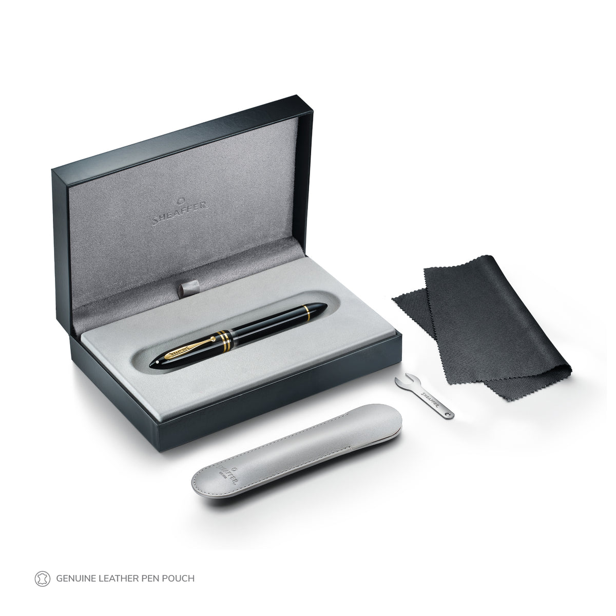 Sheaffer Balance III Glossy Black with Gold-plated PVD Trim Fountain Pen
