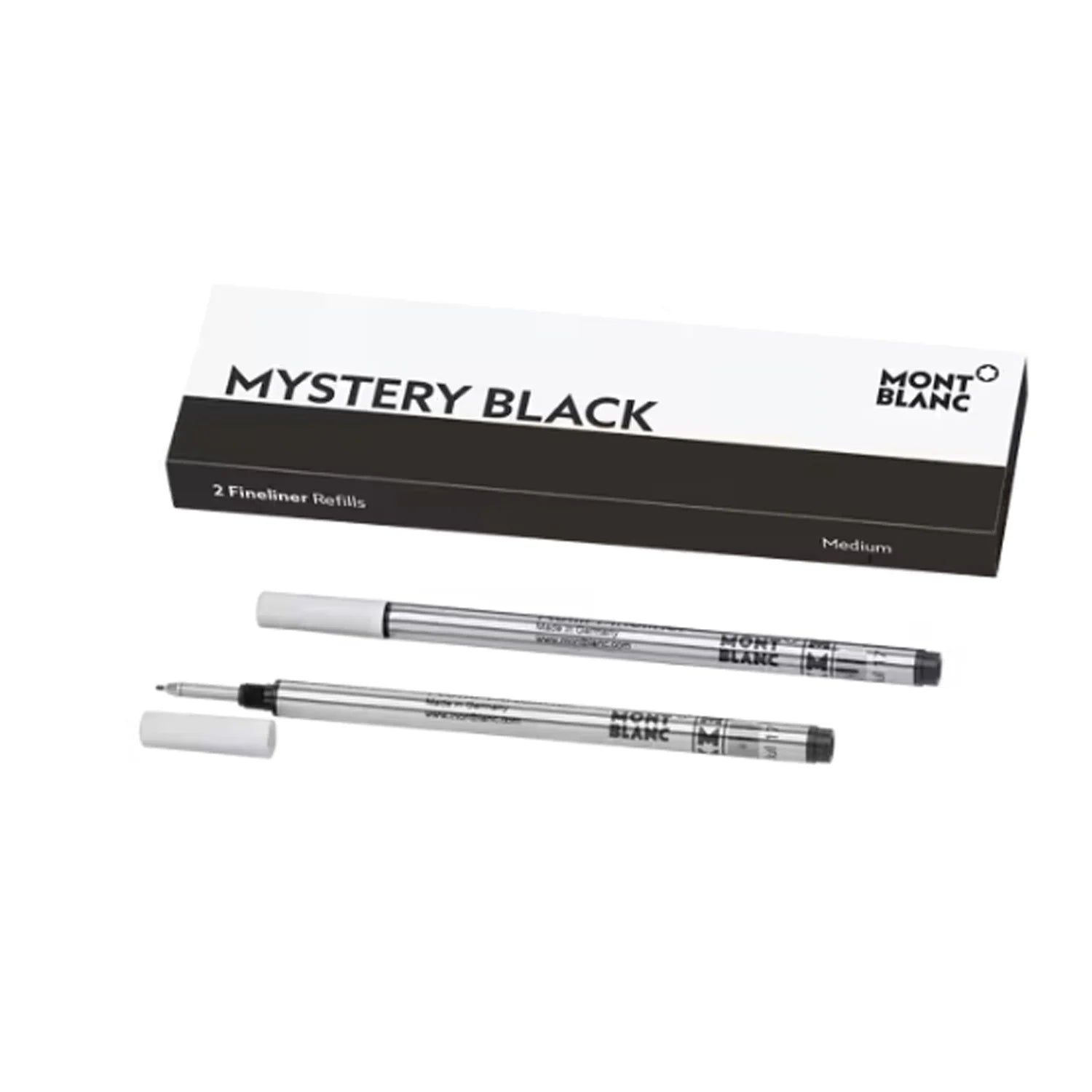 Montblanc 128246 Fineliner Refill Mystery Black Medium Pack of 2 PEN PLANET