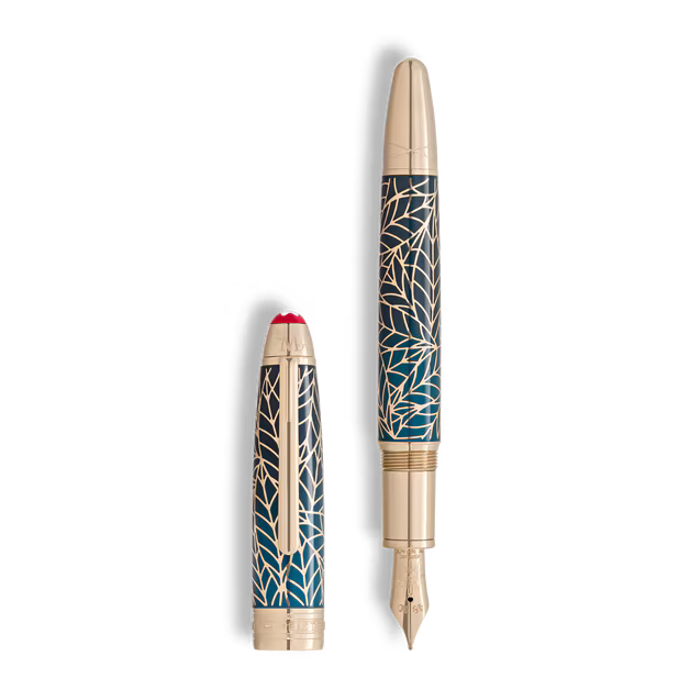 Montblanc Teal Meisterstuck Romeo & Juliet Solitaire LeGrand Fountain Pen