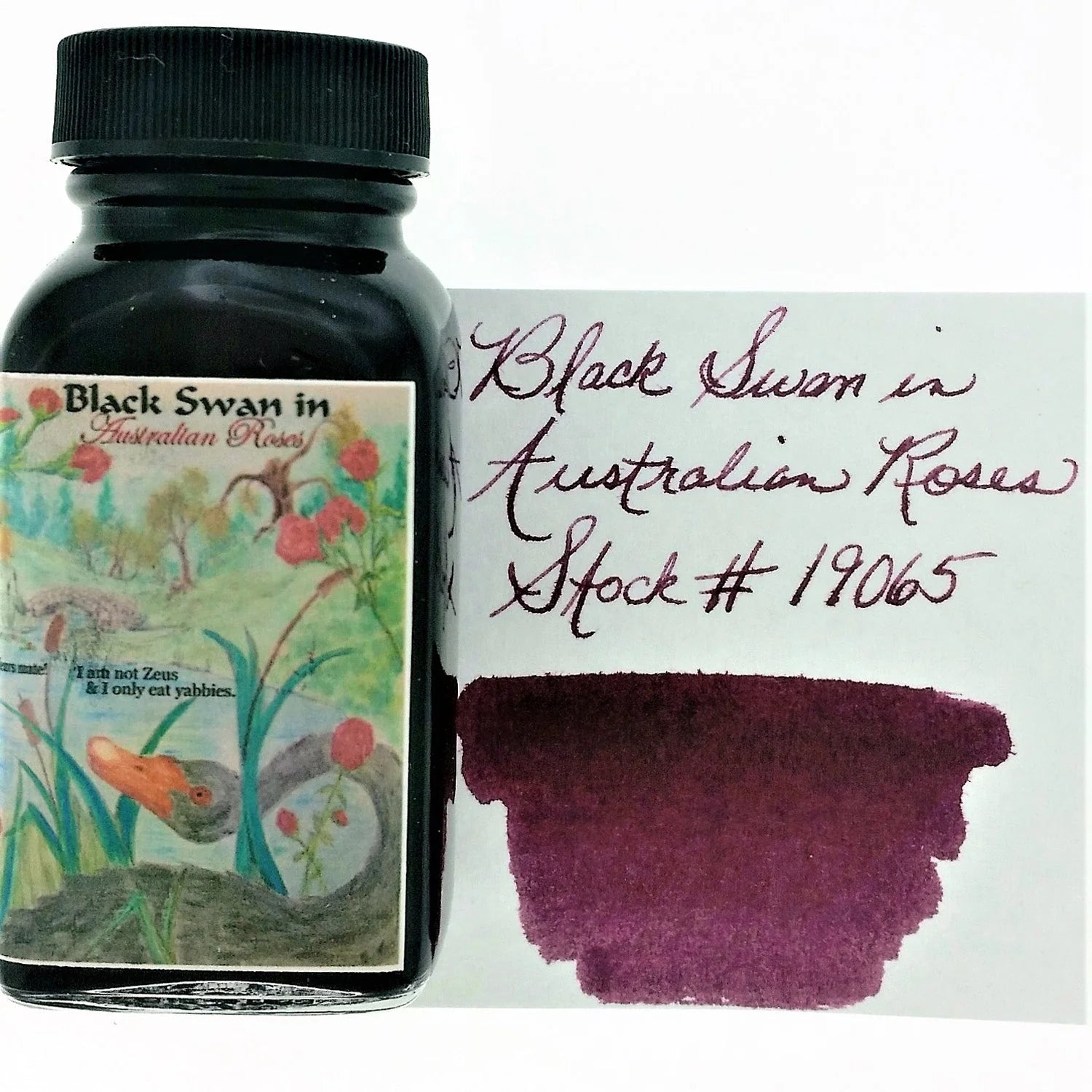 Noodler's 19065 Black Swan in Australian Roses Ink Bottle - 88 ML