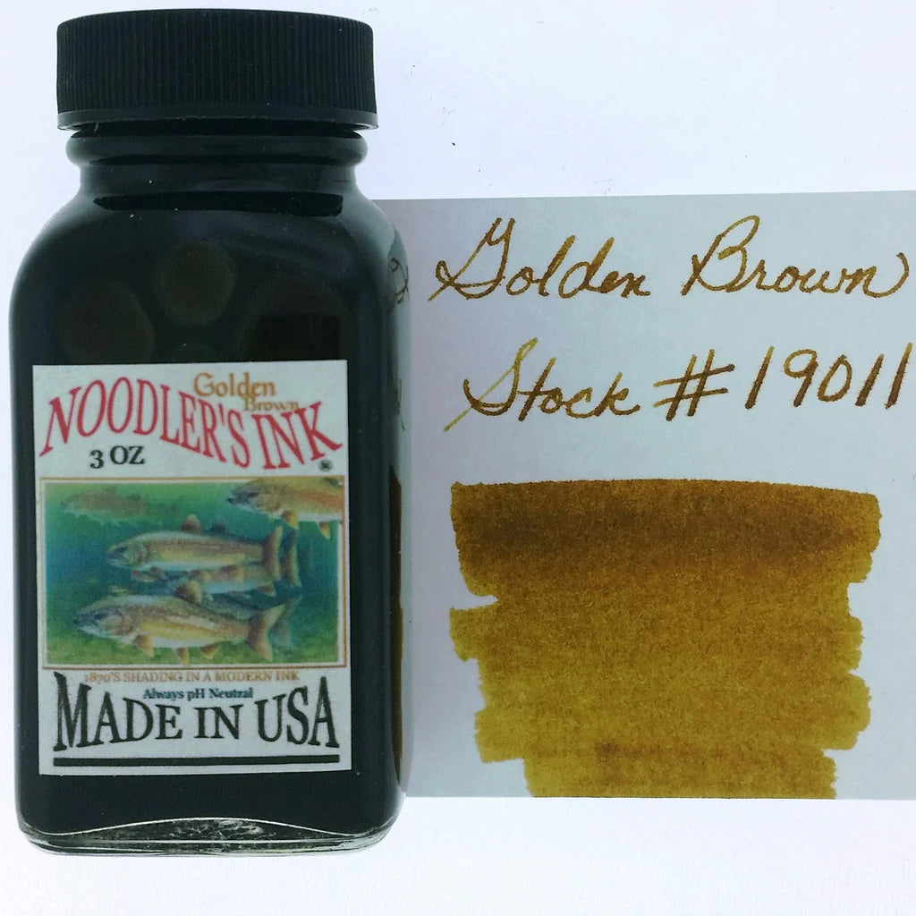 Noodler's 19011 Golden Brown Ink Bottle - 88 ML