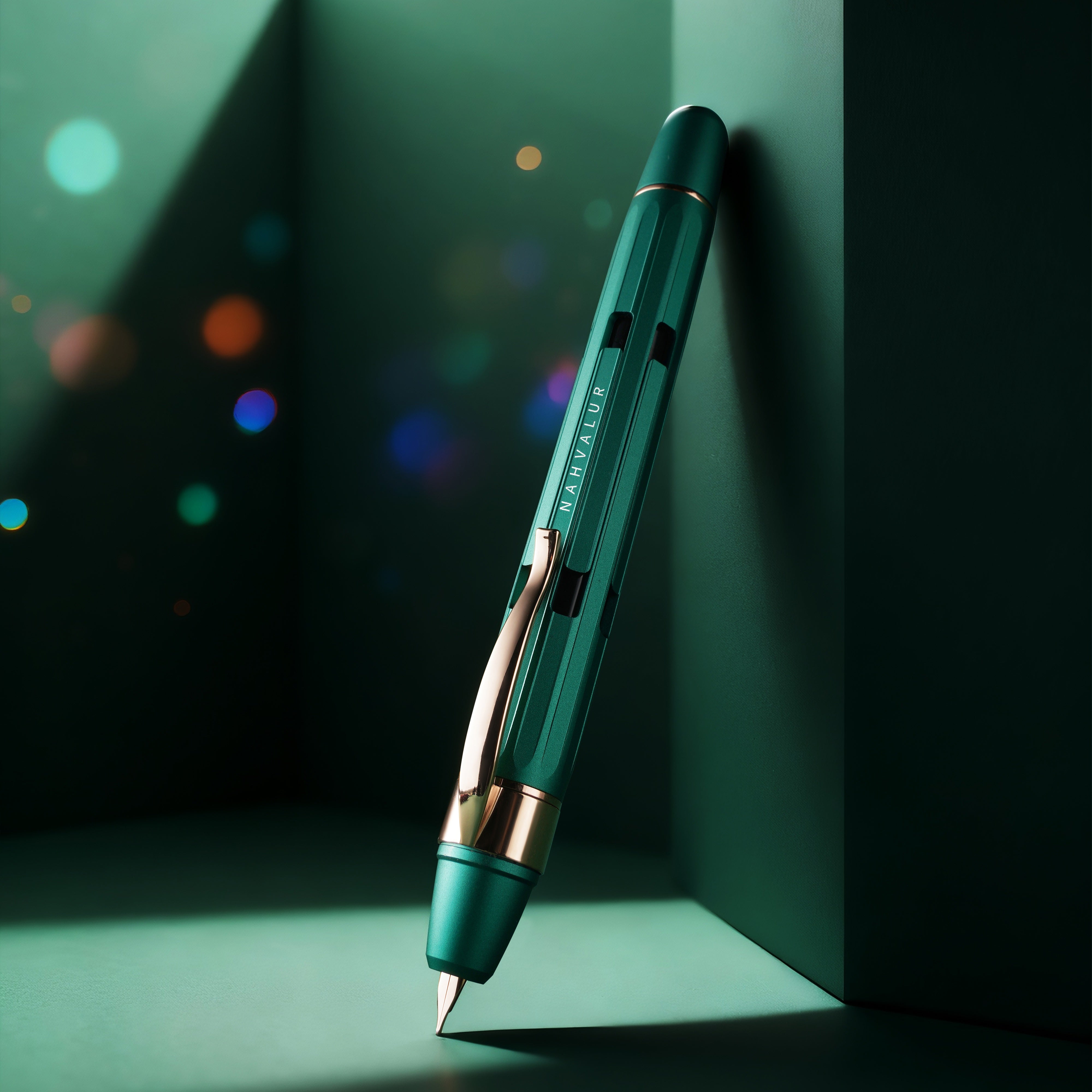 Nahvalur Eclipse Emerald GT Retractable Fountain Pen PEN PLANET