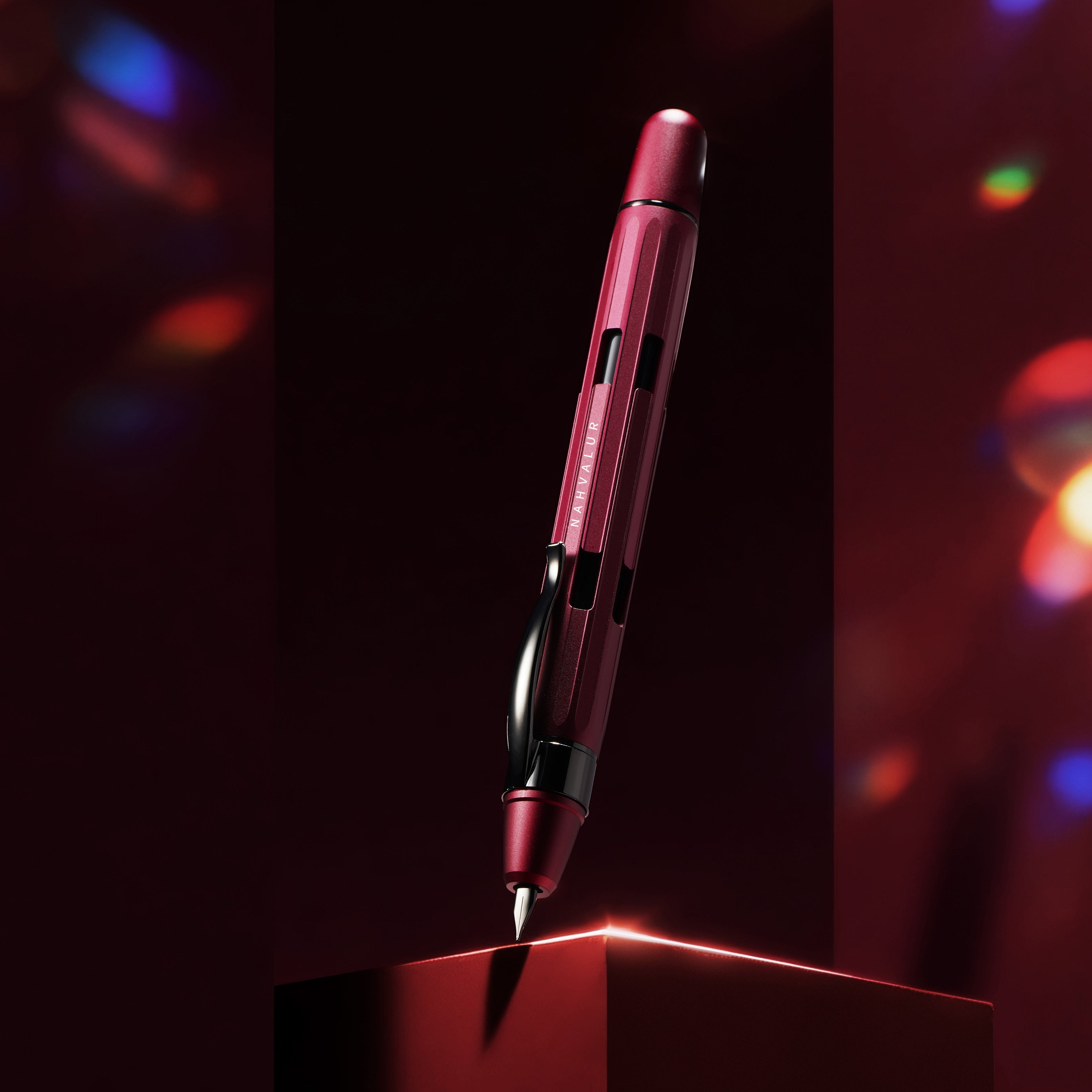 Nahvalur Eclipse Ruby BT Retractable Fountain Pen PEN PLANET