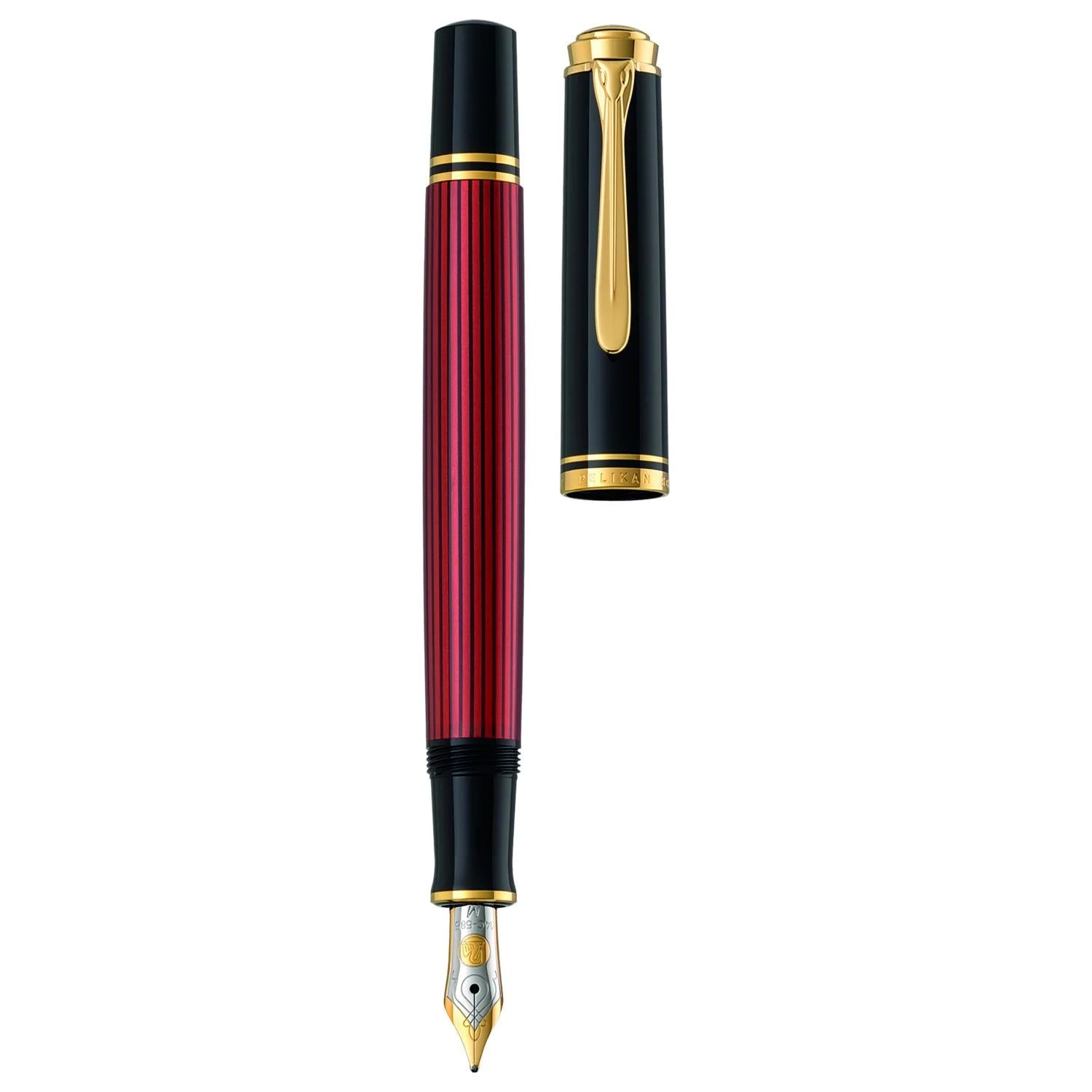 Pelikan Souveran M400 Black/Red Fountain Pen