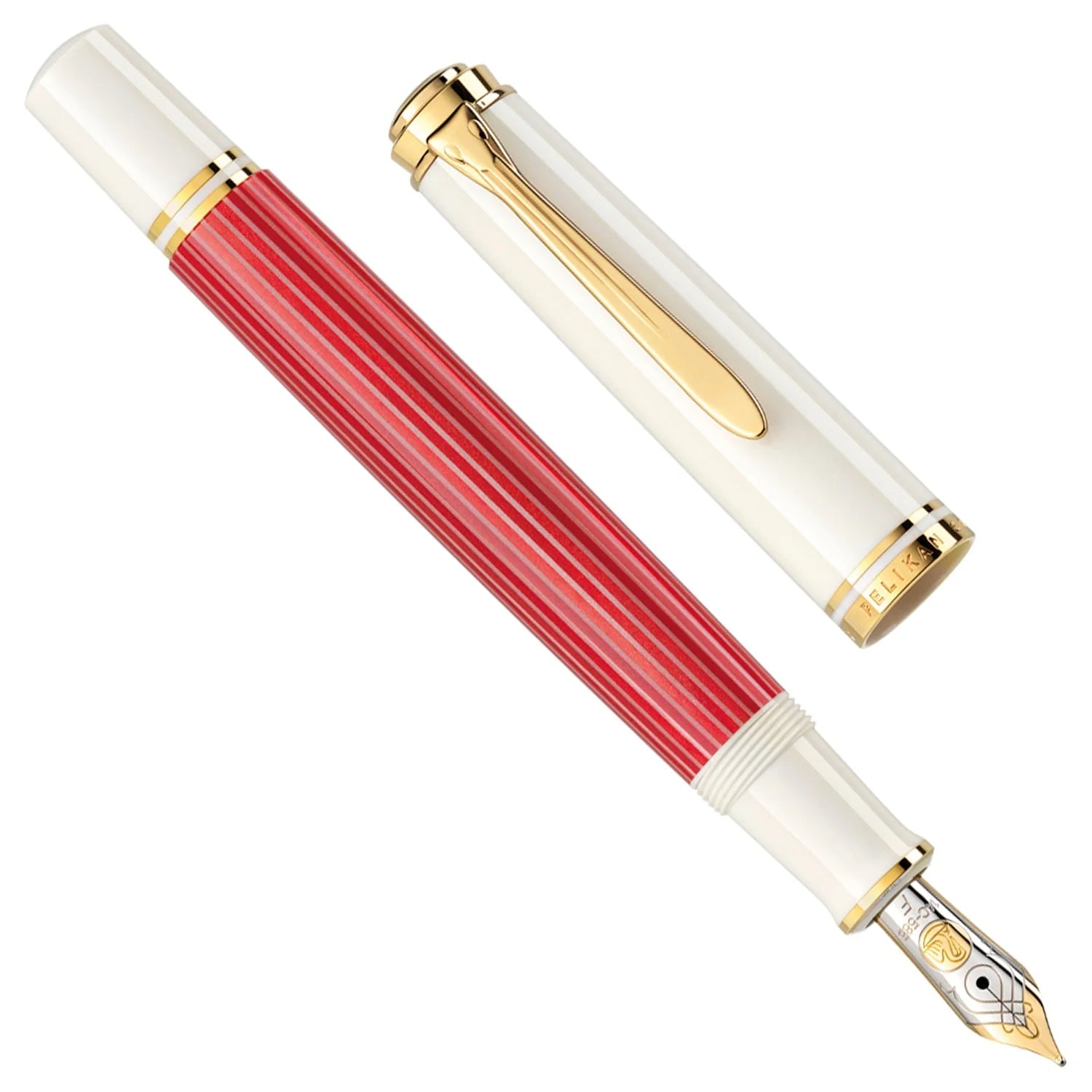 Pelikan Souveran M600 Red/White Fountain Pen (Special Edition)