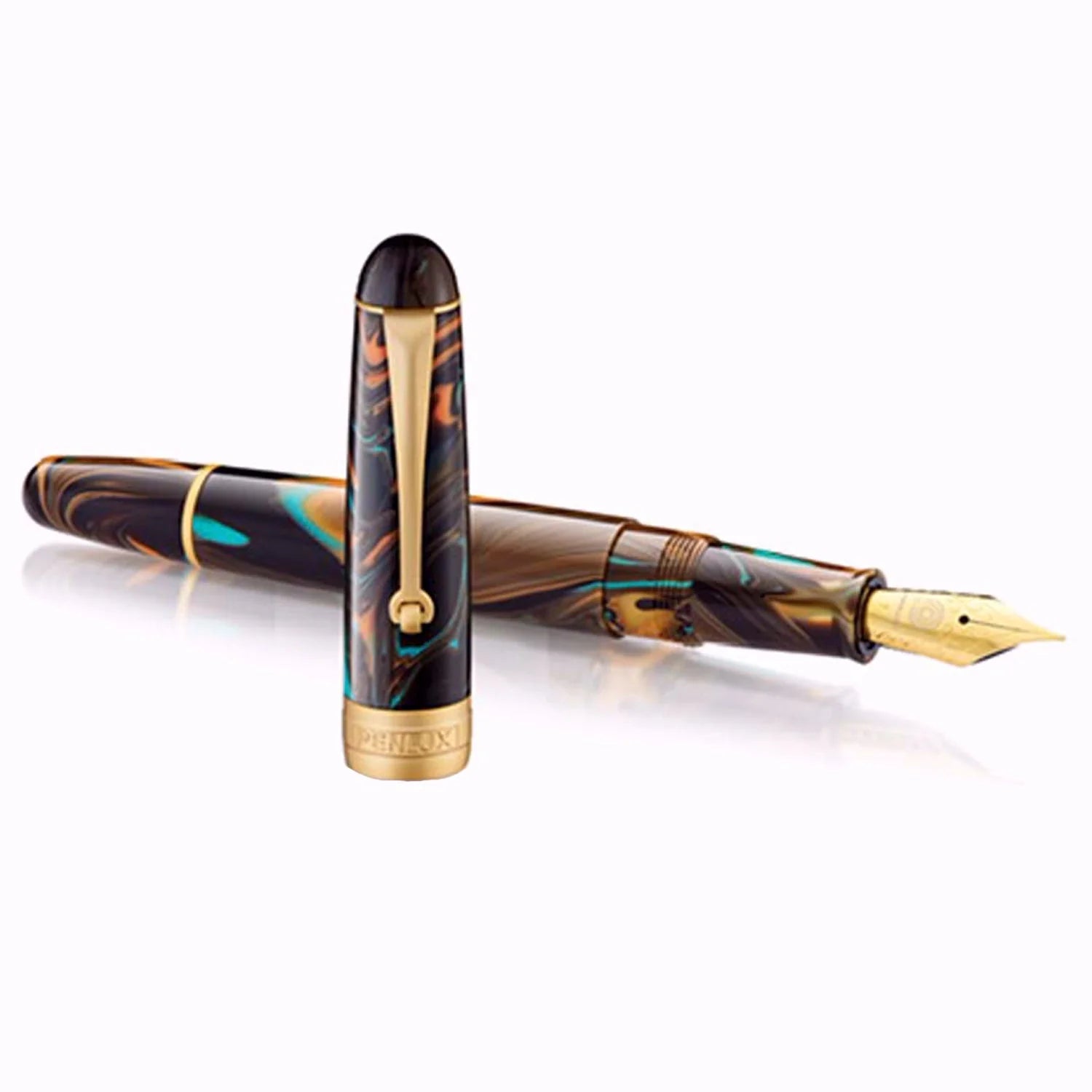 Penlux Masterpiece Delgado Peacock GT Fountain Pen