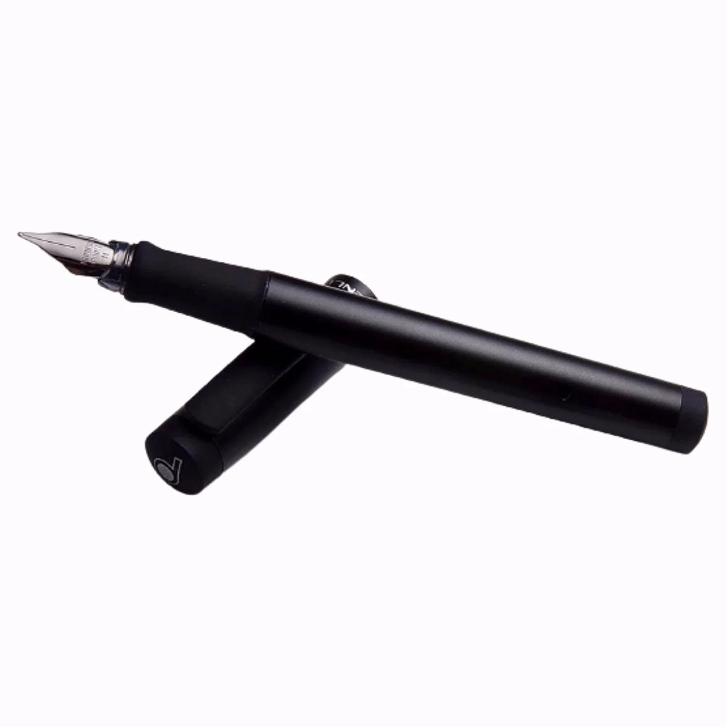 Penlux Junior Metallic Black Fountain Pen