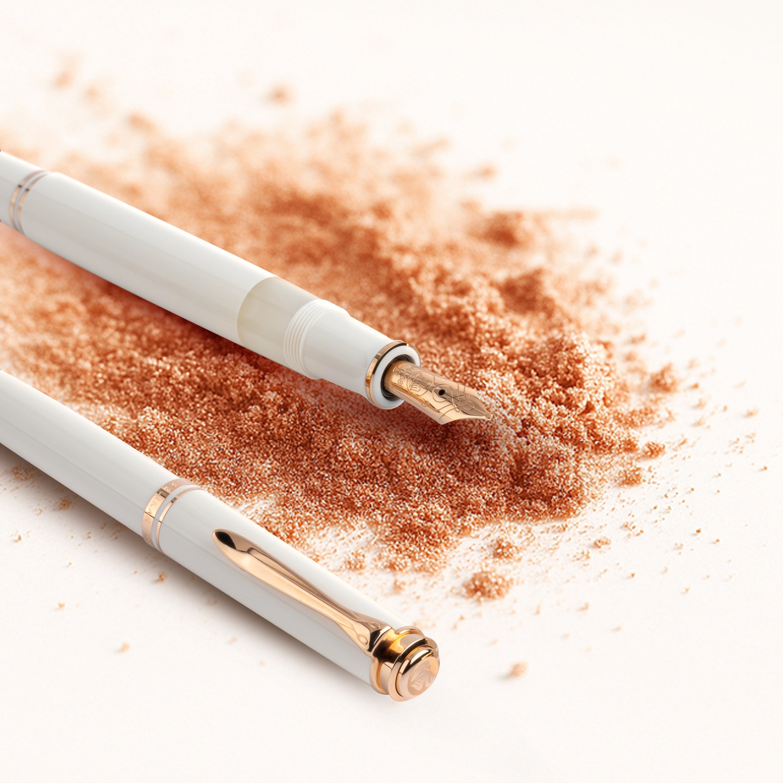 Pelikan Souverän M600 White Rose Gold Special Edition Fountain pen