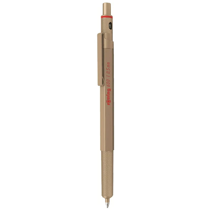 Rotring 600 Series Gold 1.0mm Ballpoint Pen PEN PLANET