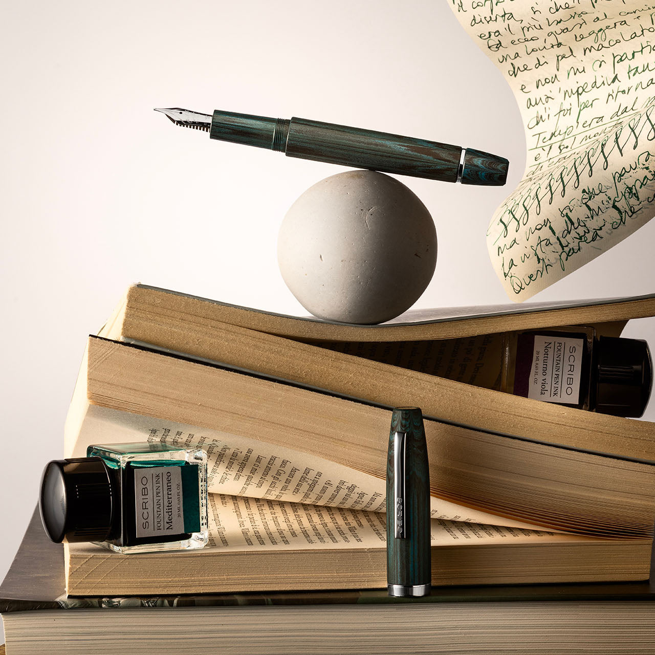 Scribo Flow Ebonite Tempo ST Fountain pen