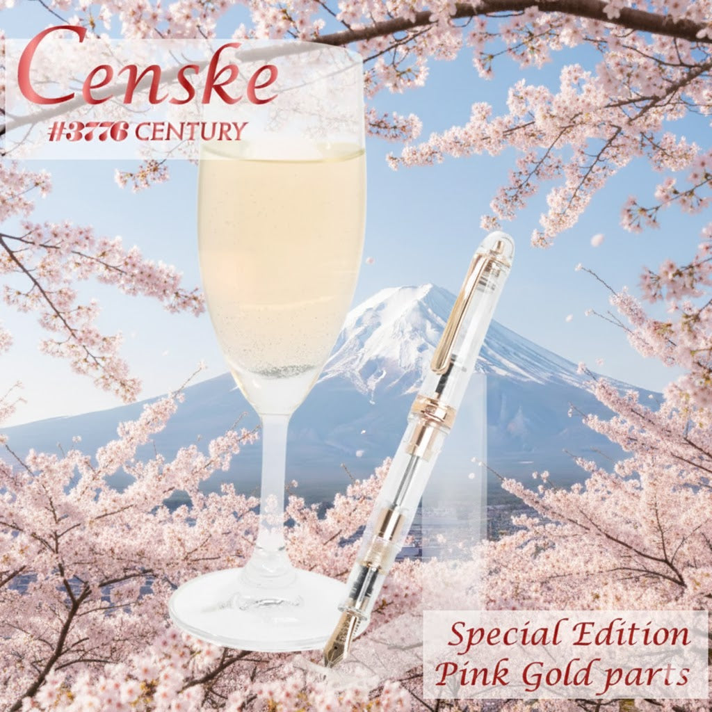 NAGASAWA * PLATINUM 3776 PINK GOLD SPECIAL EDITION FOUNTAIN PEN