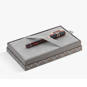 Visconti Homo Sapiens Legacy Blue and Red Celluloid LE Fountain pen PEN PLANET