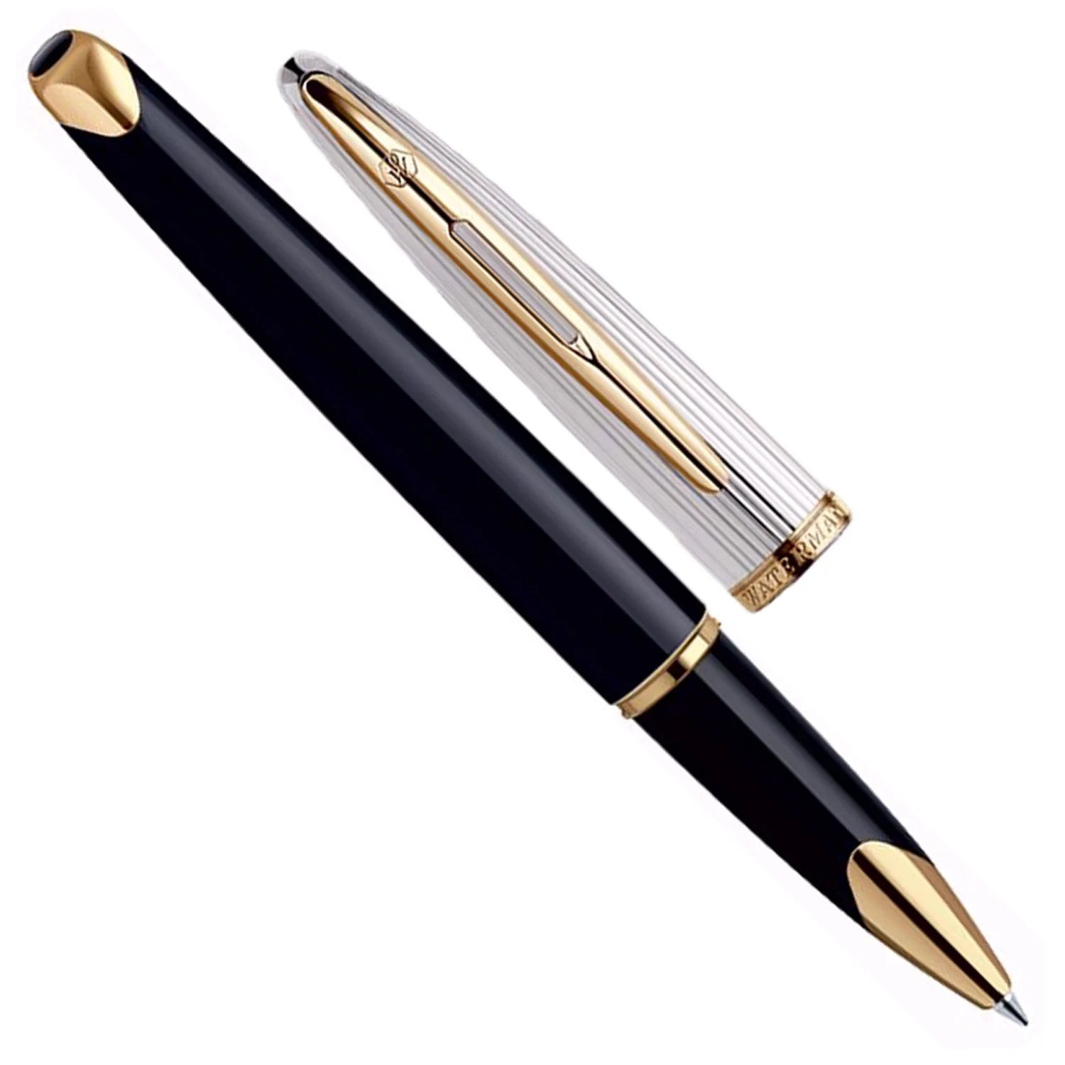 Waterman Carene Deluxe Black GT Roller Ball Pen 9000013885