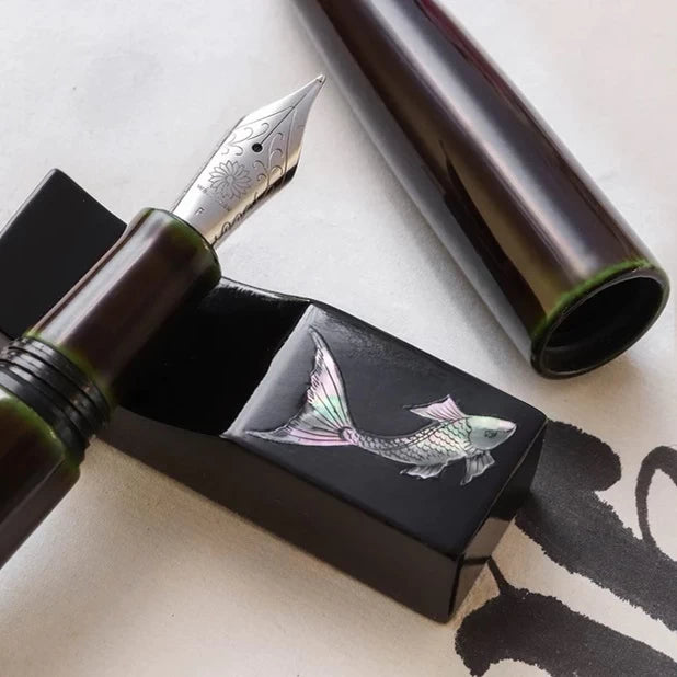 Wancher Dream Pen True Urushi Heki Tamenuri Fountain Pen